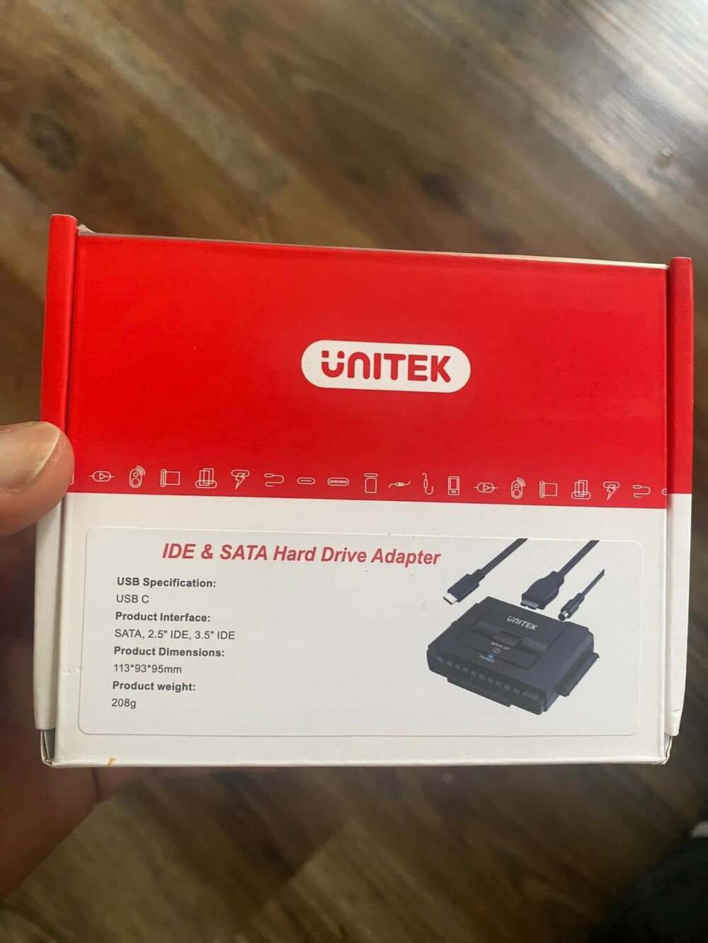 Unitek IDE and SATA Hard Drive Adapter USB C